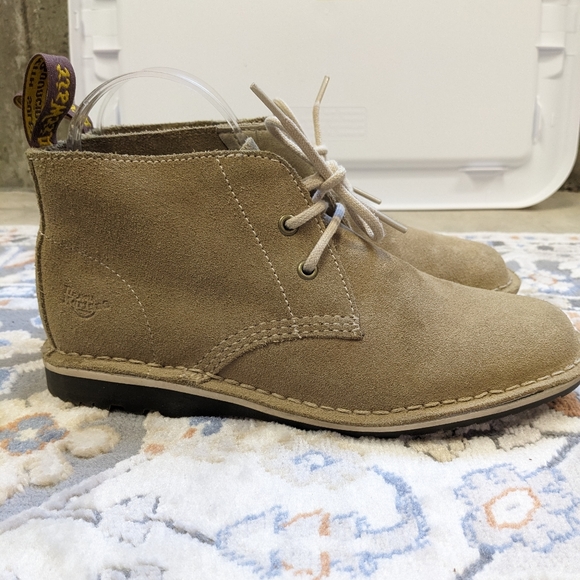 DR MARTENS Blythe Womens Suede Leather 2-Eyelet Low Desert Boots - Picture 5 of 12